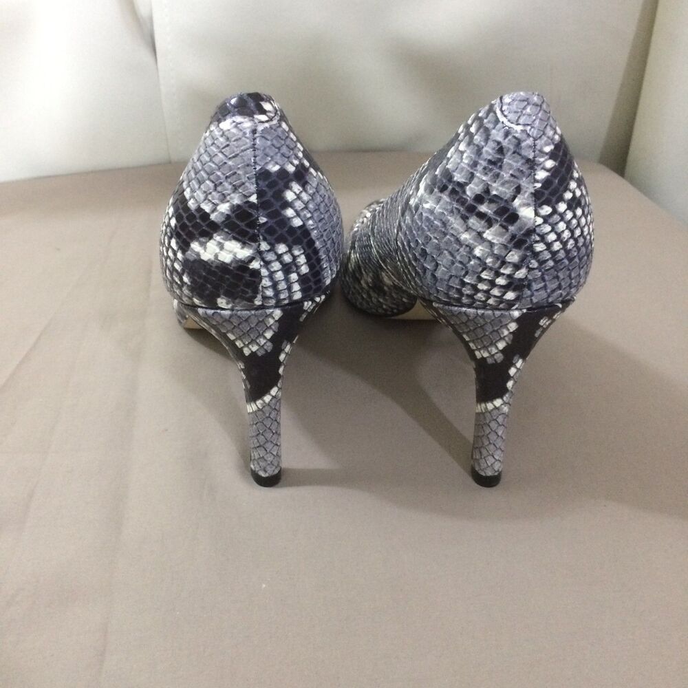 NEW Marc Fisher Snakeskin Leather Pumps Pointed Toe Heels Size 10M 3.5" Heel - Picture 7 of 8